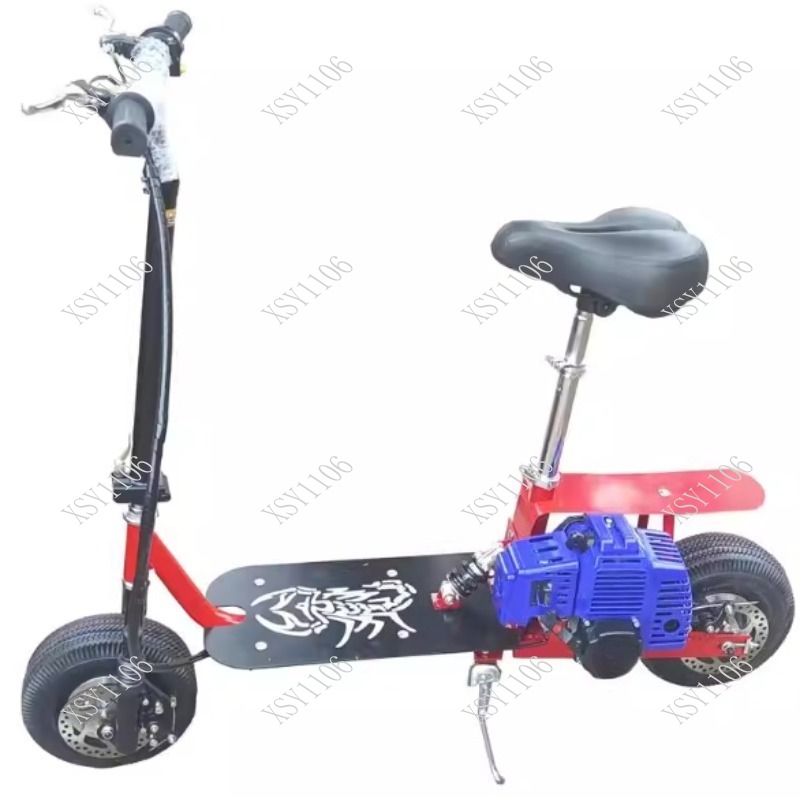 Outdoor Power And Pedal - Mini scooter de pedal dobrável de