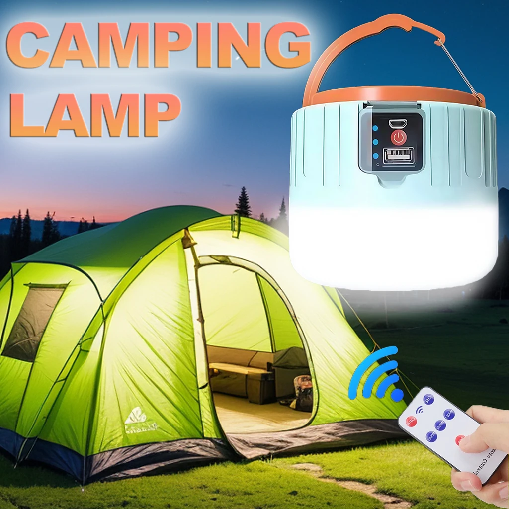 Outdoor Power Bank - Lanterna de acampamento solar recarregável led