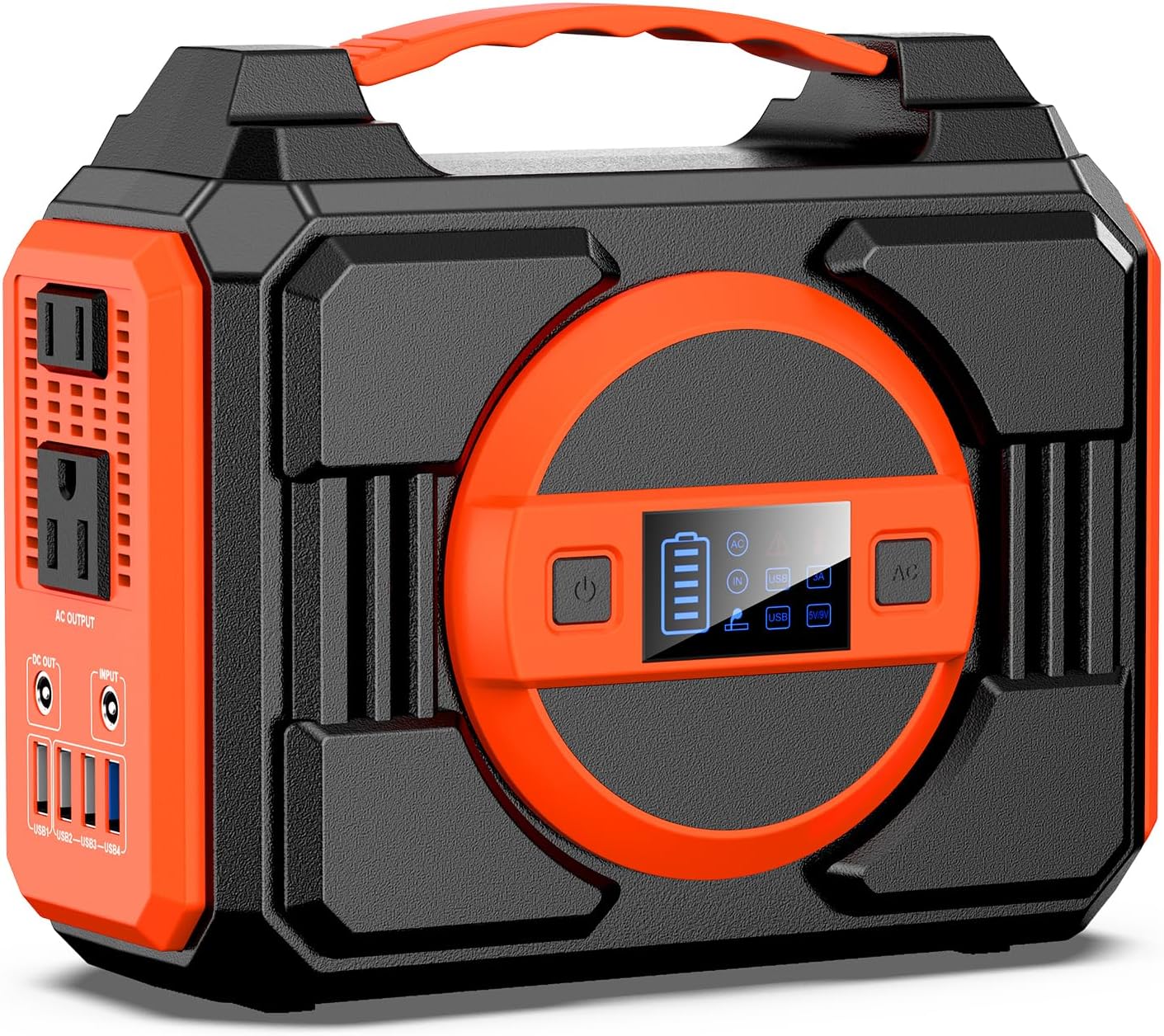 Outdoor Power Bank With Ac Outlet - Estação de Energia Portátil 300W 220Wh,