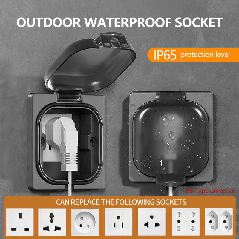 Outdoor Power Inlet Box - Tomada externa à prova d'água ip65,