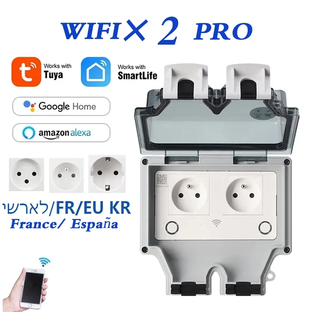 Outdoor Power Inlet Box - Tuya tomada de parede elétrica à