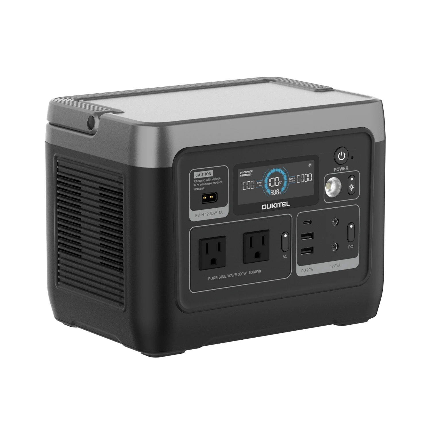 Outdoor Power Bank With Ac Outlet - Gerador Solar Portátil de 1004Wh 1KWh