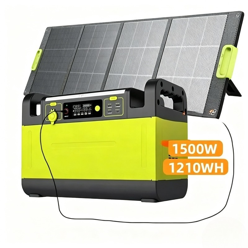 Outdoor Power Bank With Ac Outlet - Estação de Energia Portátil de 1500W
