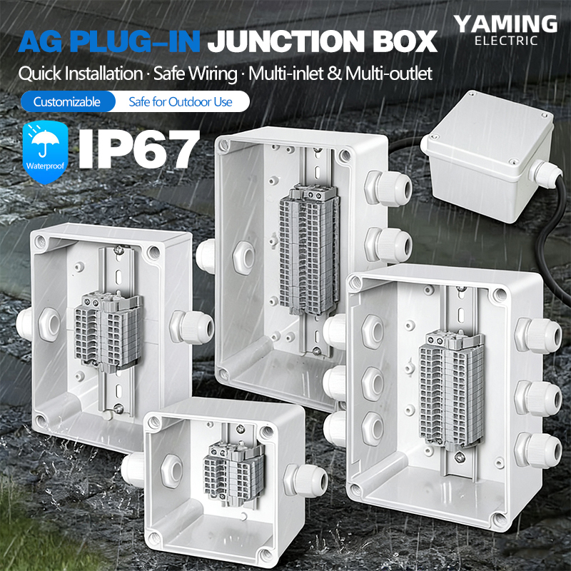 Outdoor Power Inlet Box - Caixa de Junção à Prova d'Água