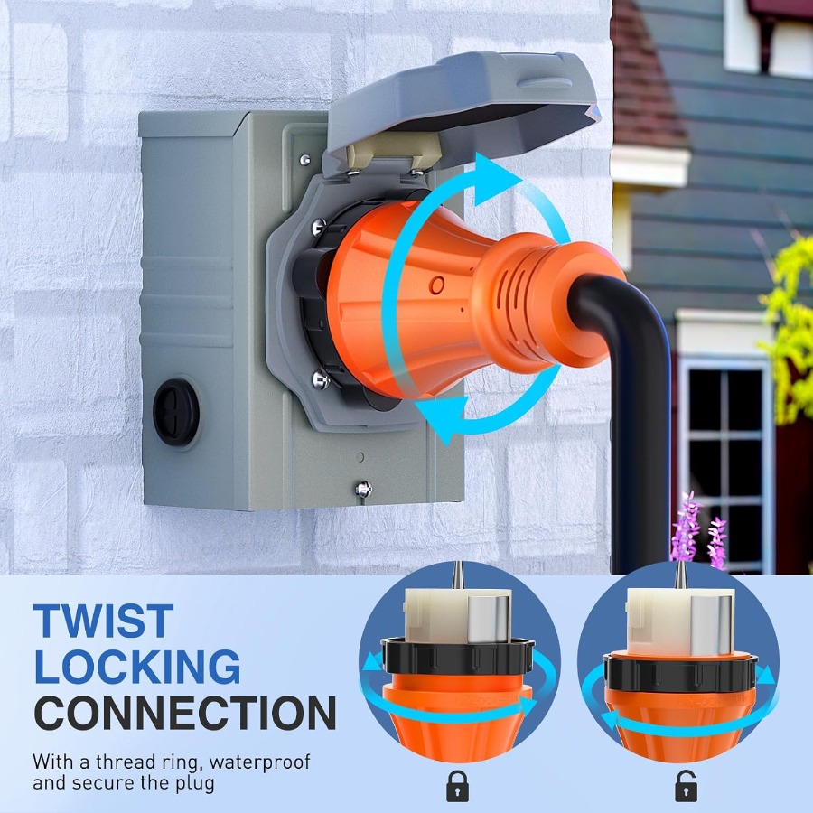 Cabo de extensão resistente do - Outdoor Power Inlet Box avaliação e preço