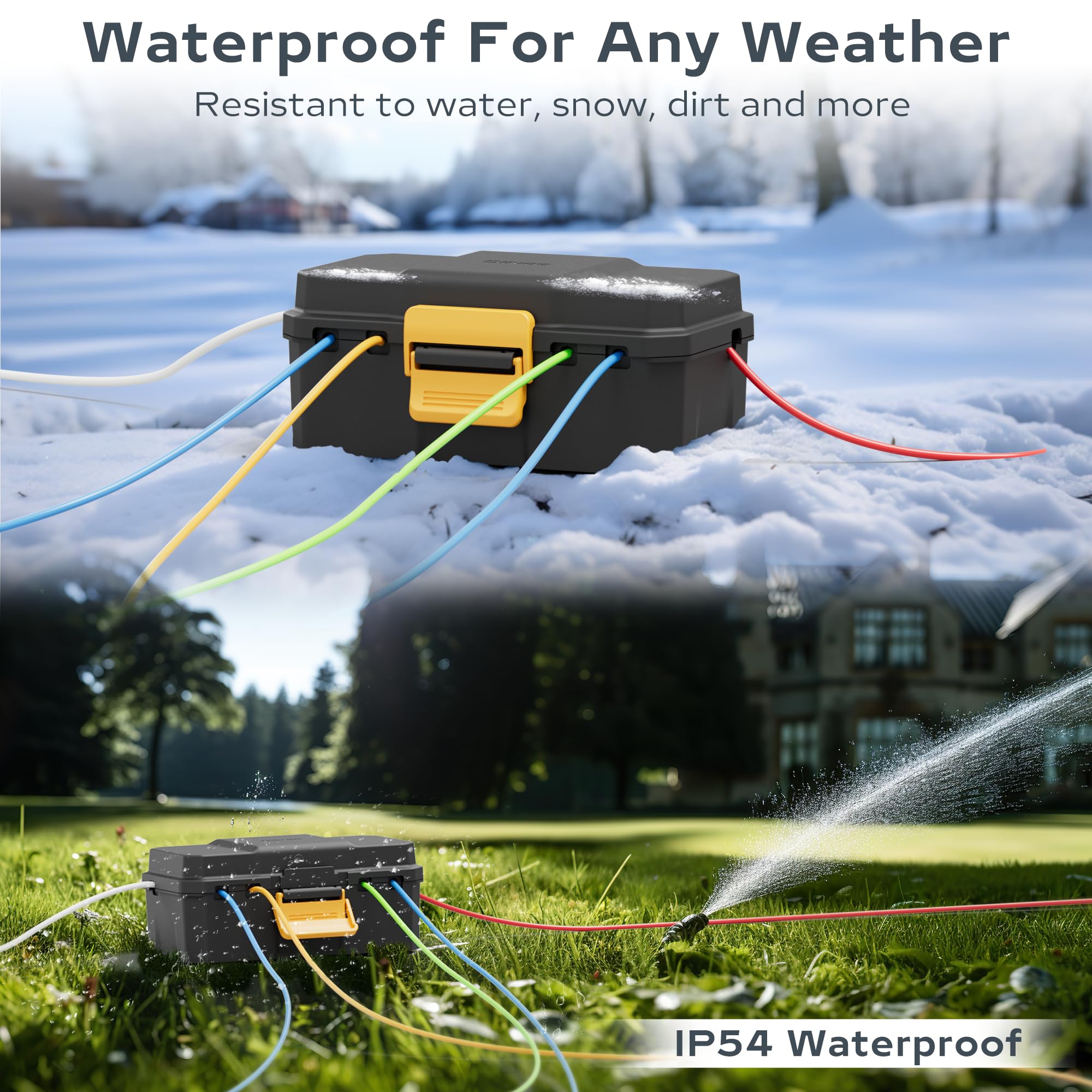 Diivoo caixa elétrica externa  - Outdoor Power Inlet Box avaliação e preço