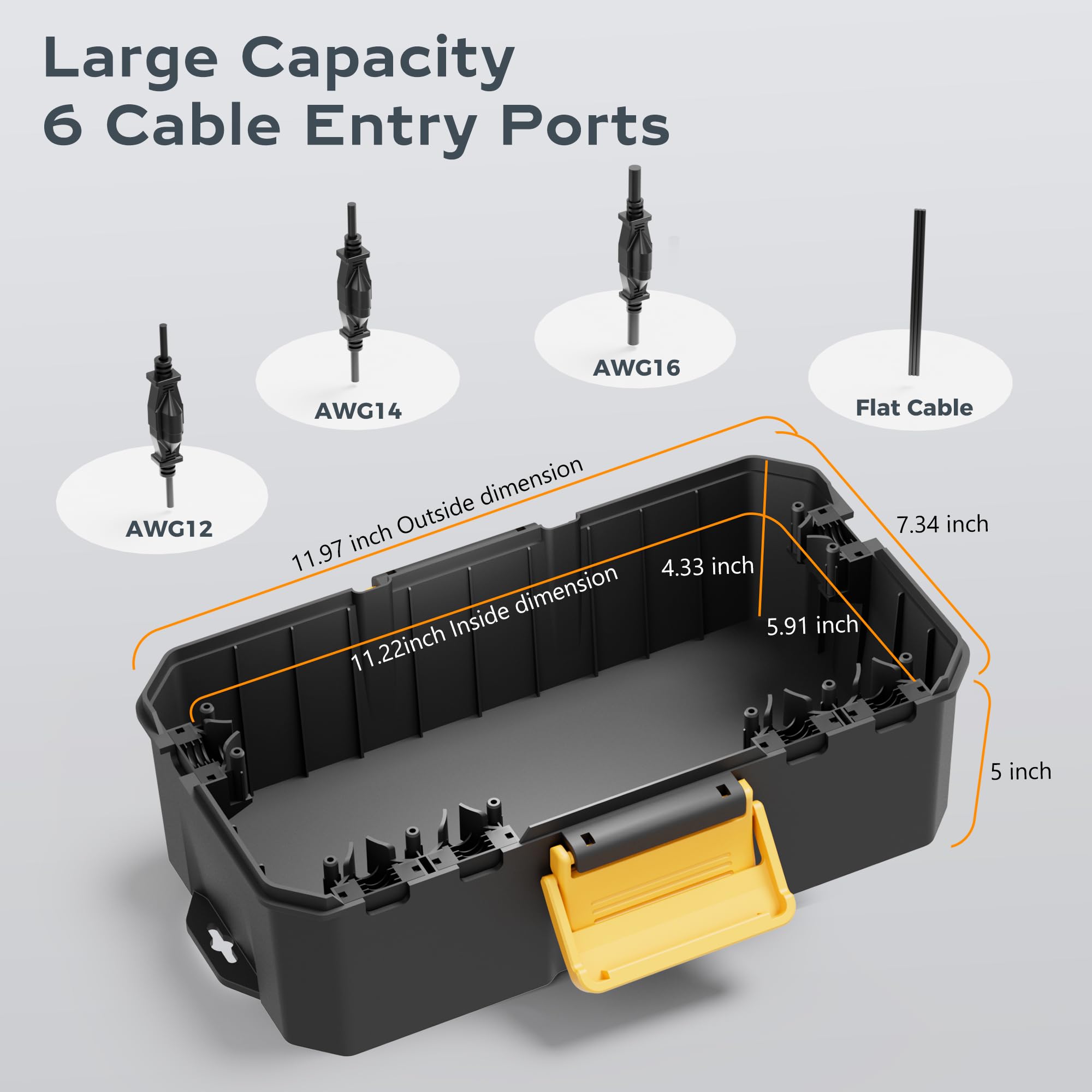 Diivoo caixa elétrica externa  - Outdoor Power Inlet Box avaliação e preço