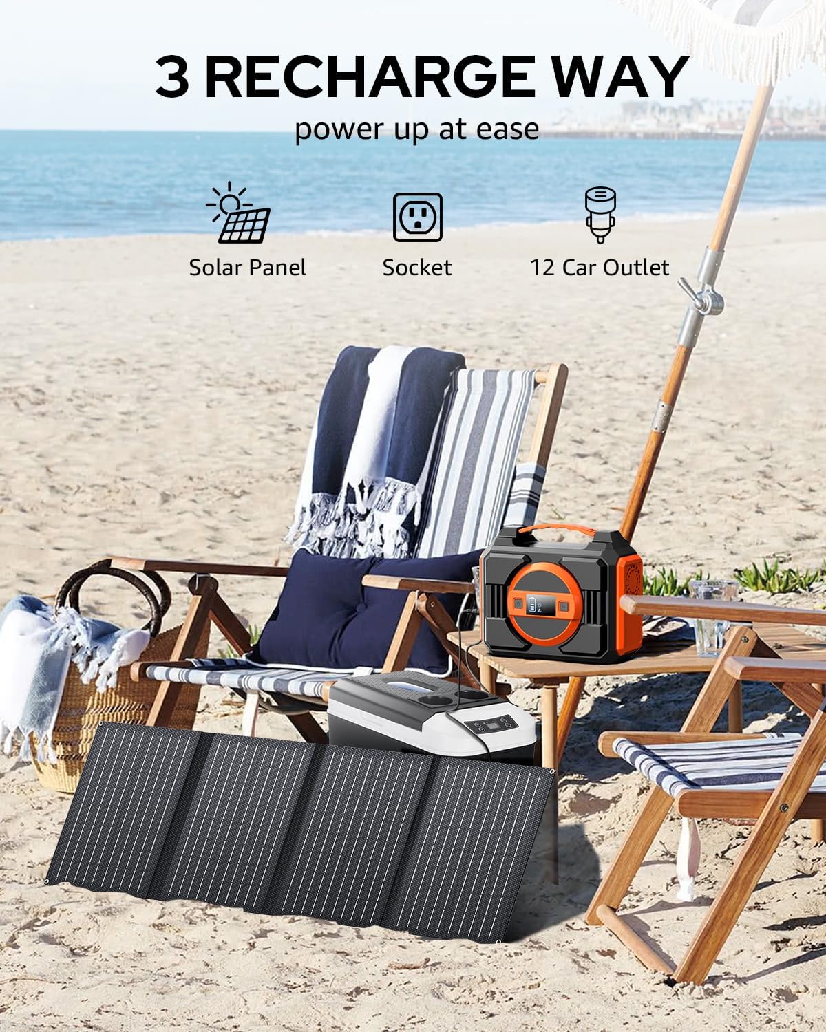 Estação de Energia Portátil 30 - Outdoor Power Bank With Ac Outlet avaliação e preço