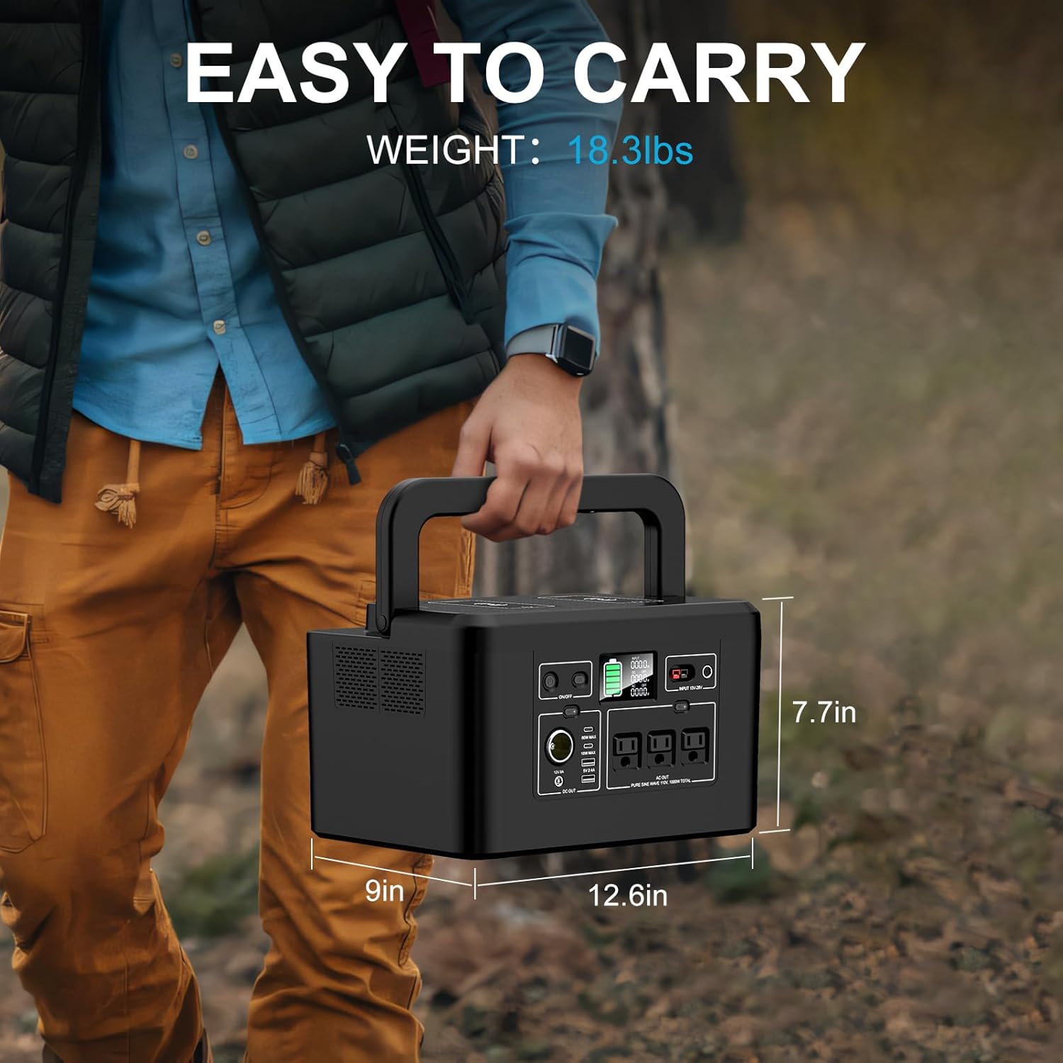 Estação de Energia Portátil 20 - Outdoor Power Bank With Ac Outlet avaliação e preço