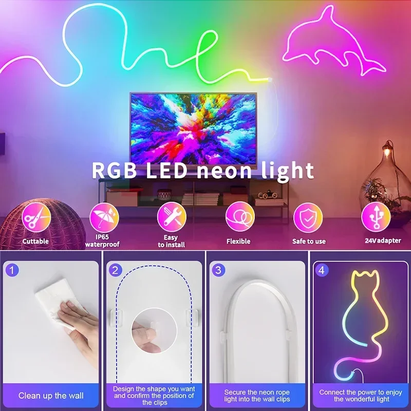 Fita de Neon LED Endereçável 2 - Outdoor Power Strip Weatherproof avaliação e preço
