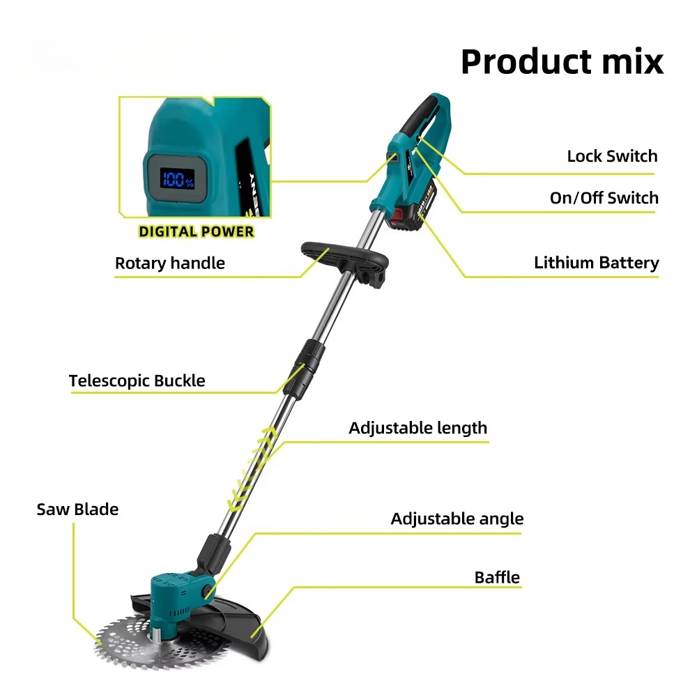 Cortador de Grama Elétrico de  - Lawn Mower Battery avaliação e preço