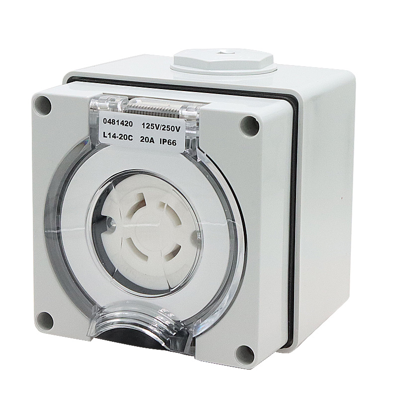 125/250v 20a gerador rv caixa  - Outdoor Power Inlet Box avaliação e preço