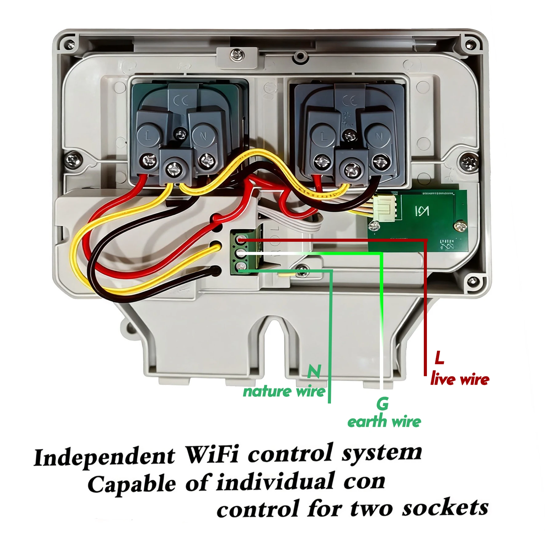 Tuya tomada de parede elétrica - Outdoor Power Inlet Box avaliação e preço