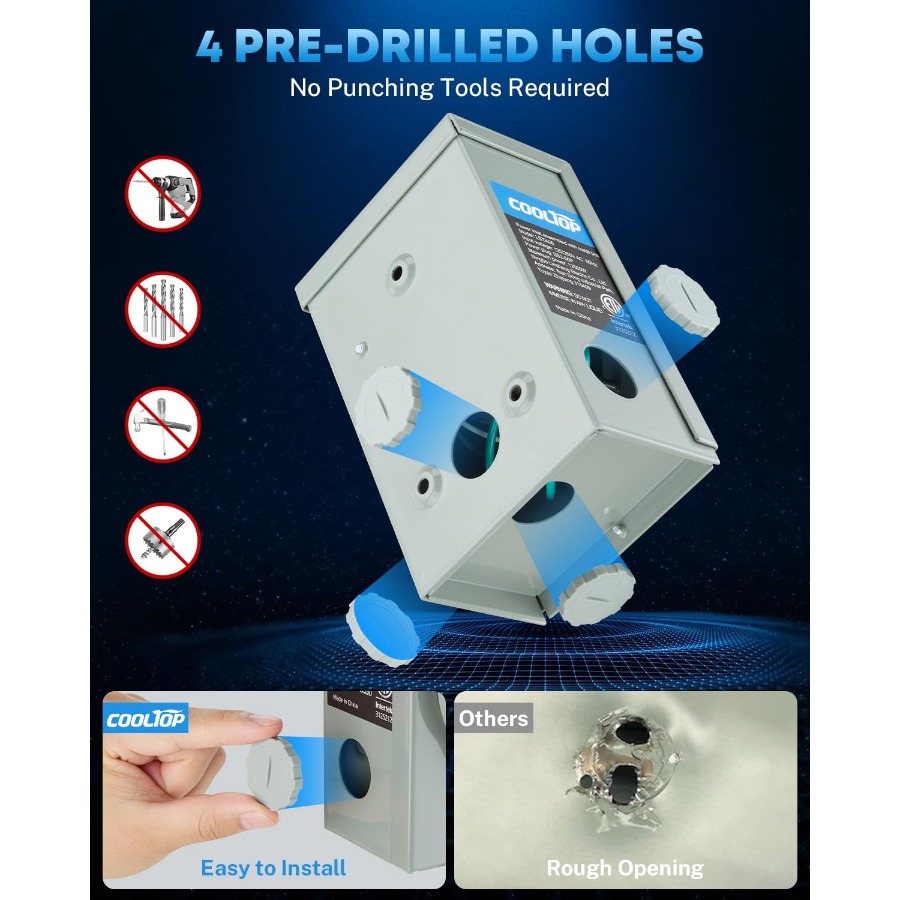 Cabo gerador de 50 Amp e kit d - Outdoor Power Inlet Box avaliação e preço