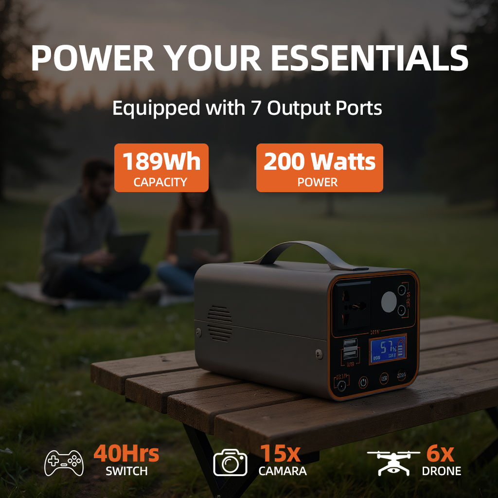 Estação de Energia Portátil 35 - Outdoor Power Bank With Ac Outlet avaliação e preço